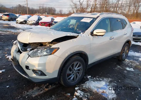 2016 Nissan Rogue Sl z USA, uszkodzony, nr VIN 5N1AT2MV6GC755462